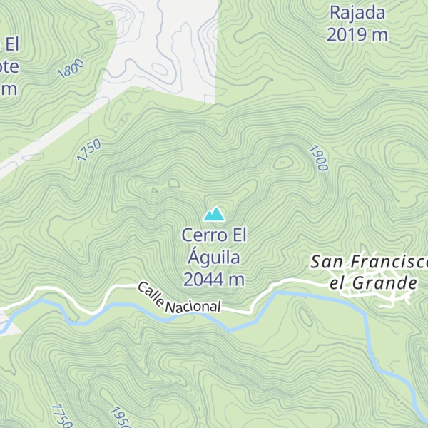 Map of Cerro El Águila
