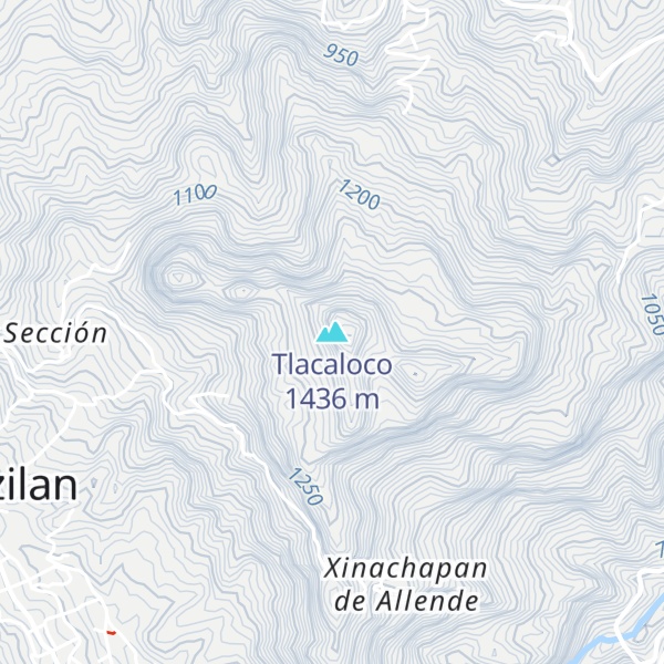 Map of Tlacaloco