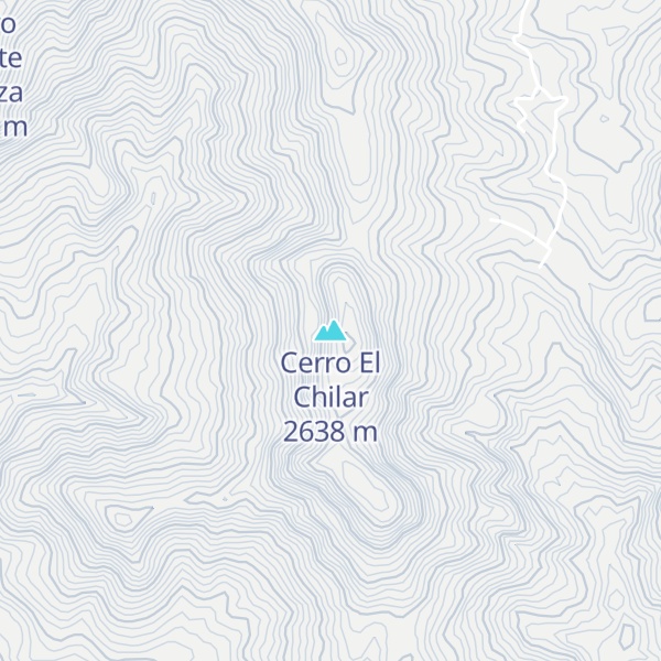 Map of Cerro El Chilar