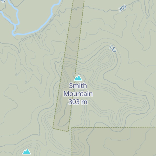 Map of Smith Mountain