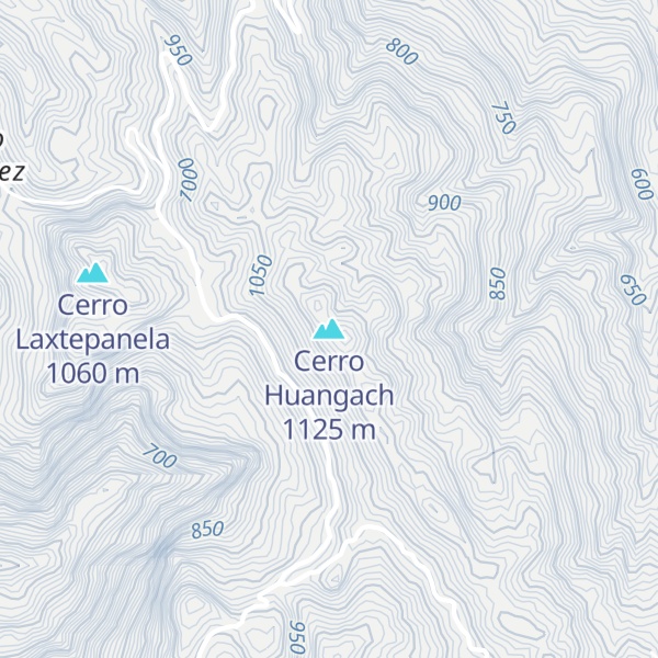 Map of Cerro Huangach