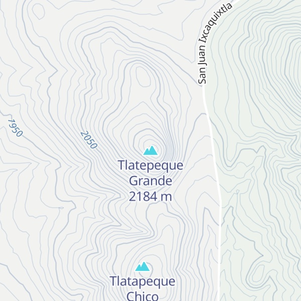 Map of Tlatepeque Grande