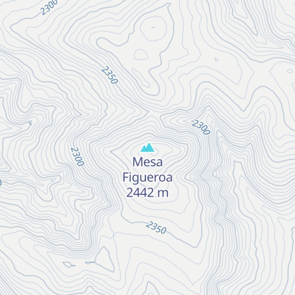 Map of Mesa Figueroa