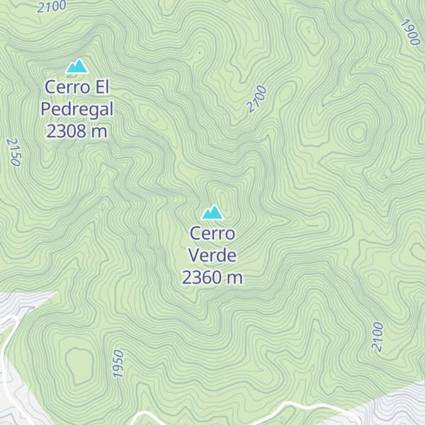 Map of Cerro Verde