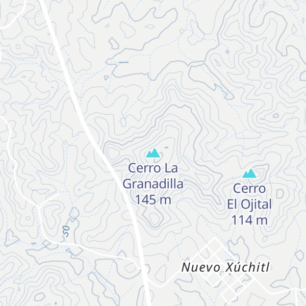 Map of Cerro La Granadilla