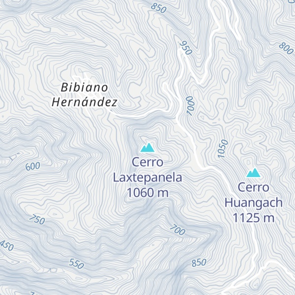 Map of Cerro Laxtepanela