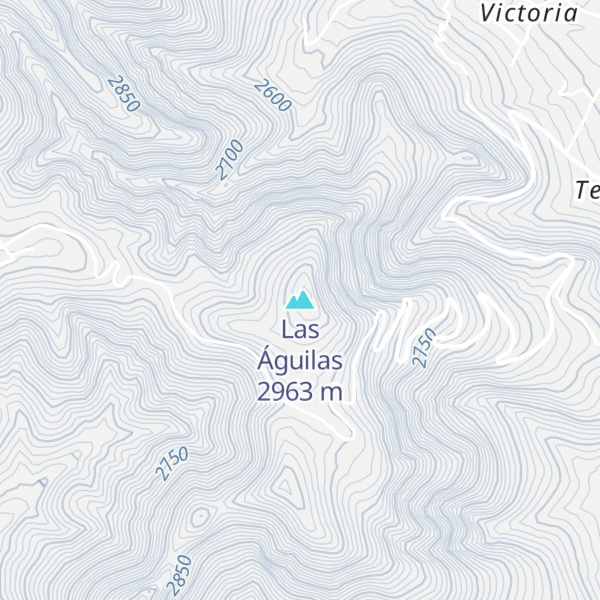 Map of Las Águilas