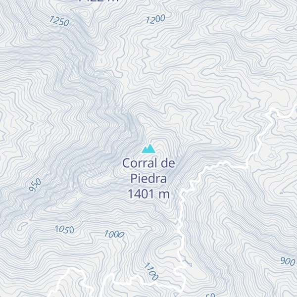 Map of Corral de Piedra