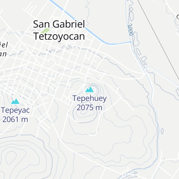 Map of Tepehuey