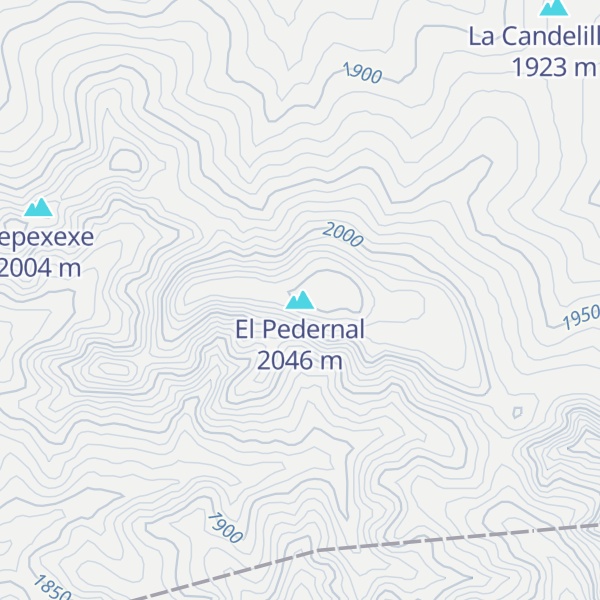 Map of El Pedernal