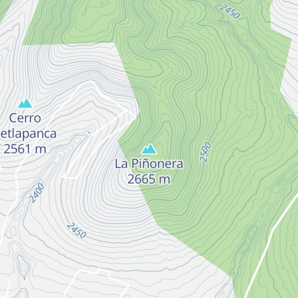 Map of La Piñonera