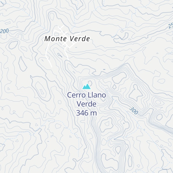 Map of Cerro Llano Verde