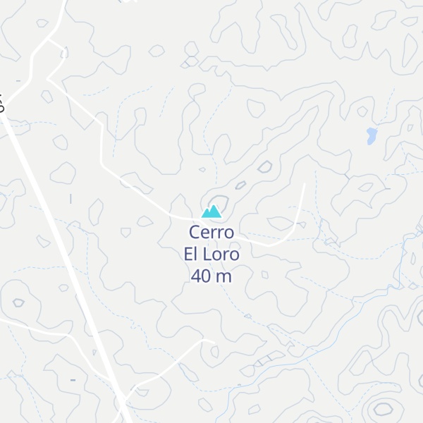 Map of Cerro El Loro