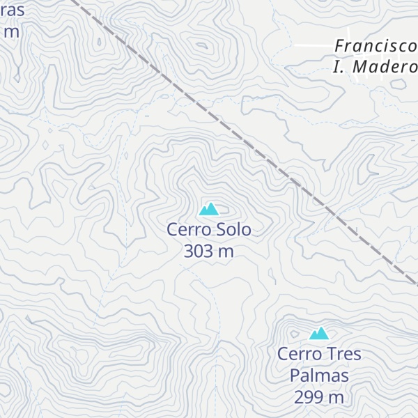 Map of Cerro Solo