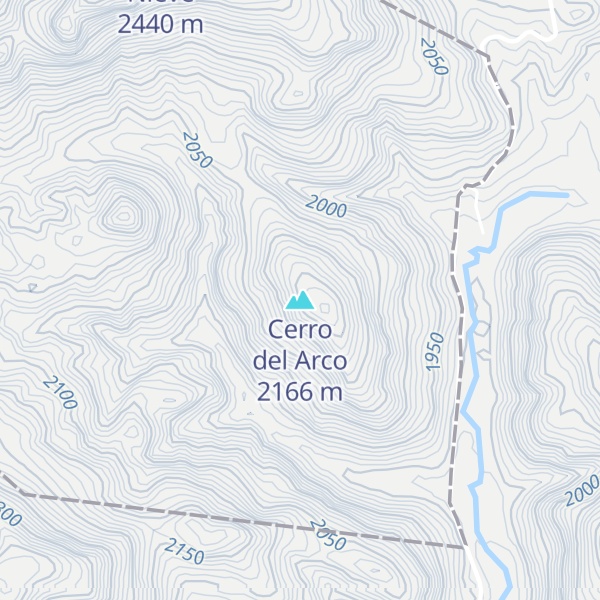 Map of Cerro del Arco