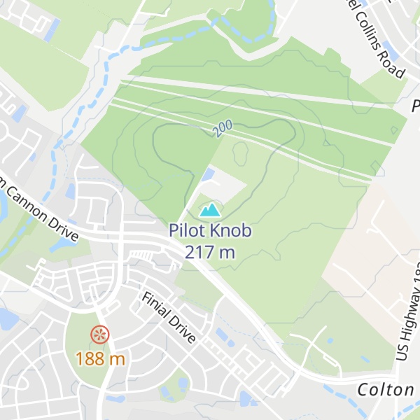 Map of Pilot Knob