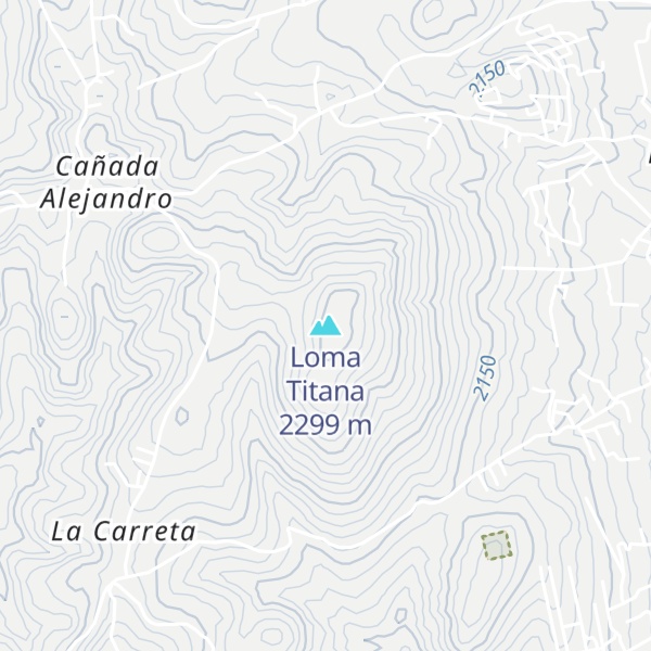 Map of Loma Titana
