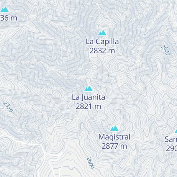 Map of La Juanita