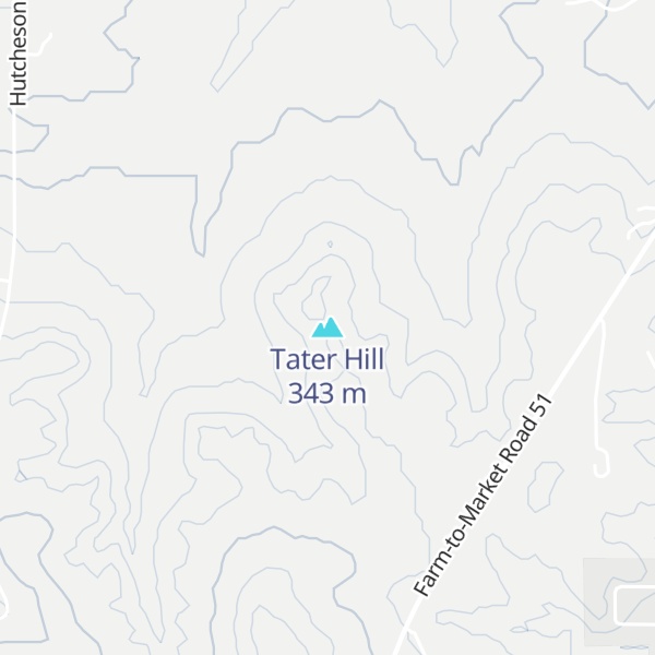 Map of Tater Hill