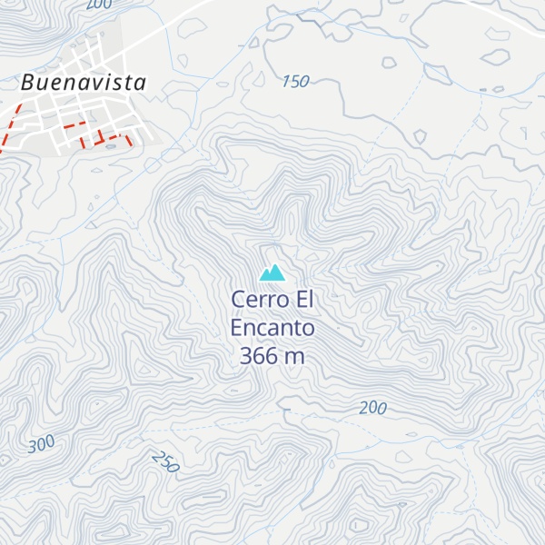 Map of Cerro El Encanto