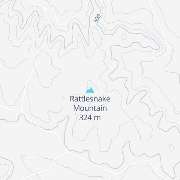 Map of Rattlesnake Mountain