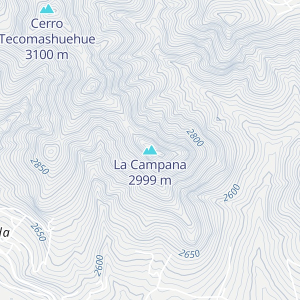 Map of La Campana