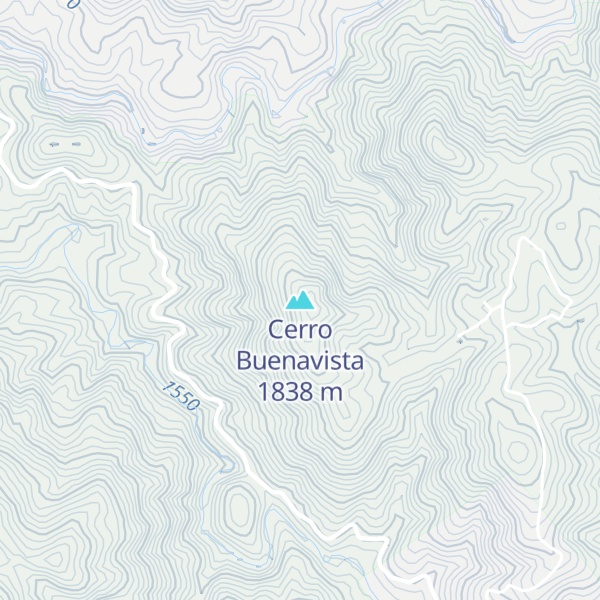Map of Cerro Buenavista