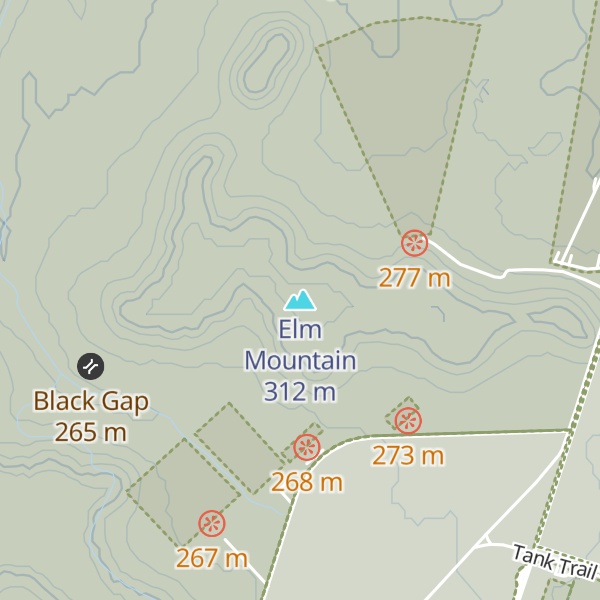 Map of Elm Mountain