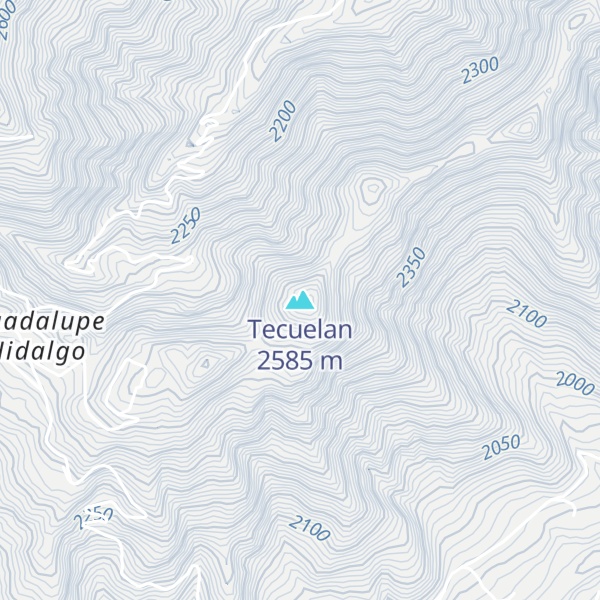 Map of Tecuelan