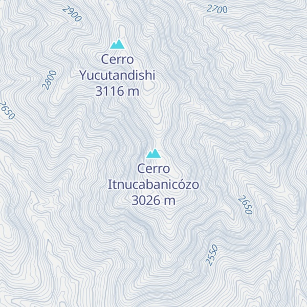 Map of Cerro Itnucabanicózo