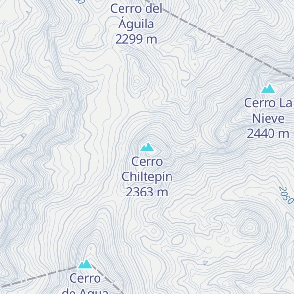 Map of Cerro Chiltepín