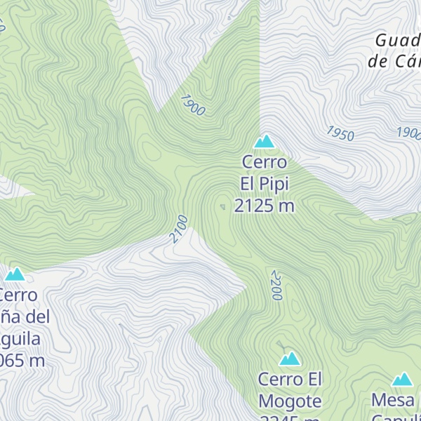 Map of Cerro La Cumbre