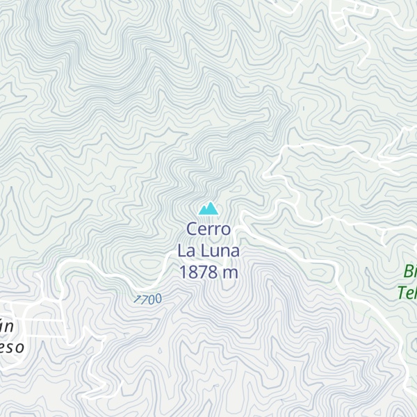 Map of Cerro La Luna