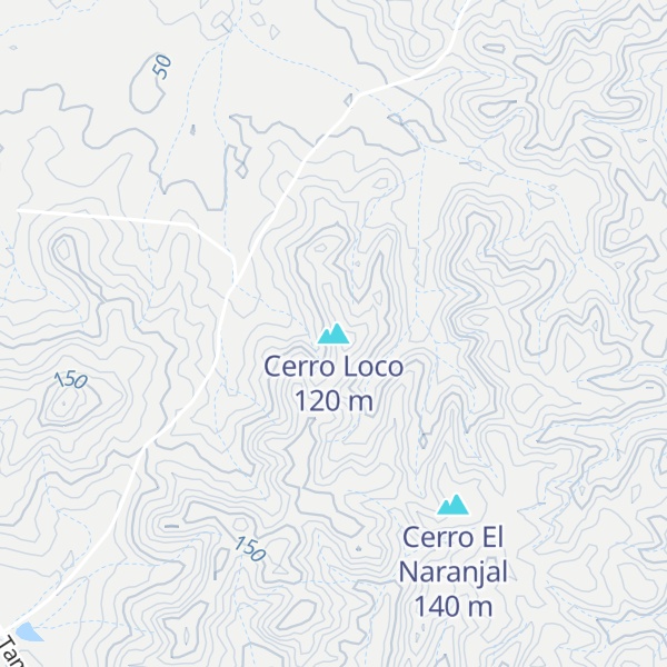 Map of Cerro Loco