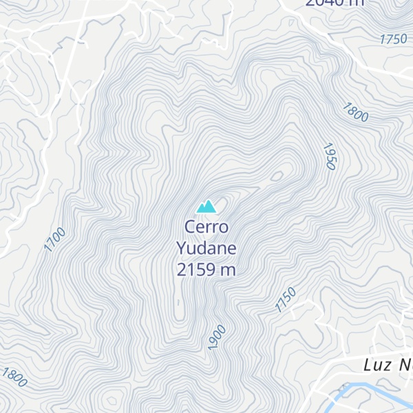 Map of Cerro Yudane