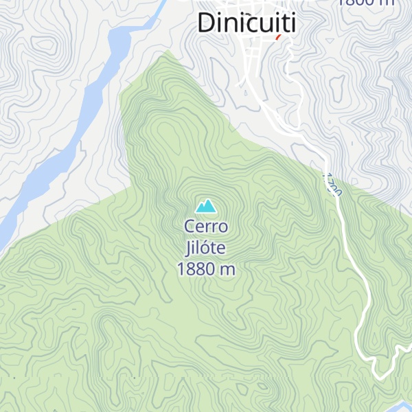 Map of Cerro Jilóte