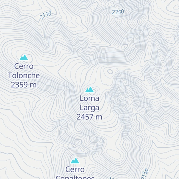 Map of Loma Larga