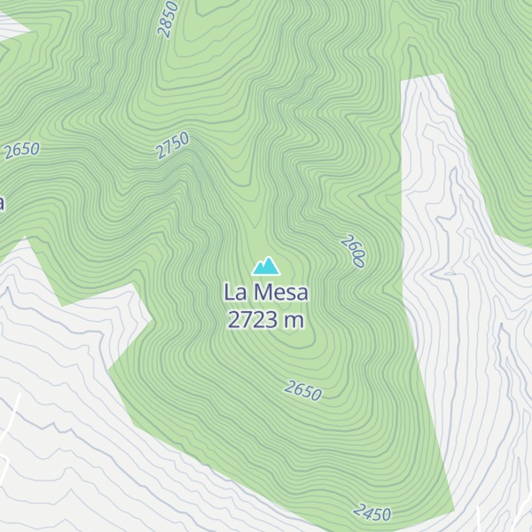 Map of La Mesa