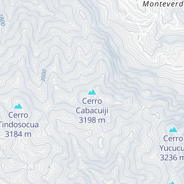 Map of Cerro Cabacuiji