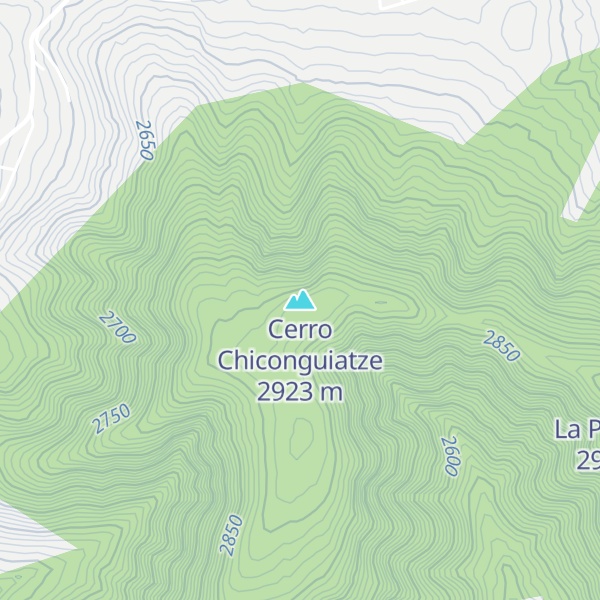 Map of Cerro Chiconguiatze
