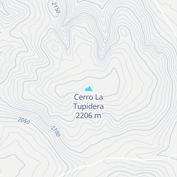 Map of Cerro La Tupidera