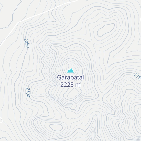 Map of Garabatal