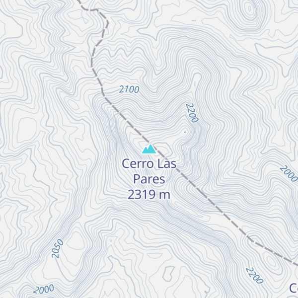 Map of Cerro Las Pares