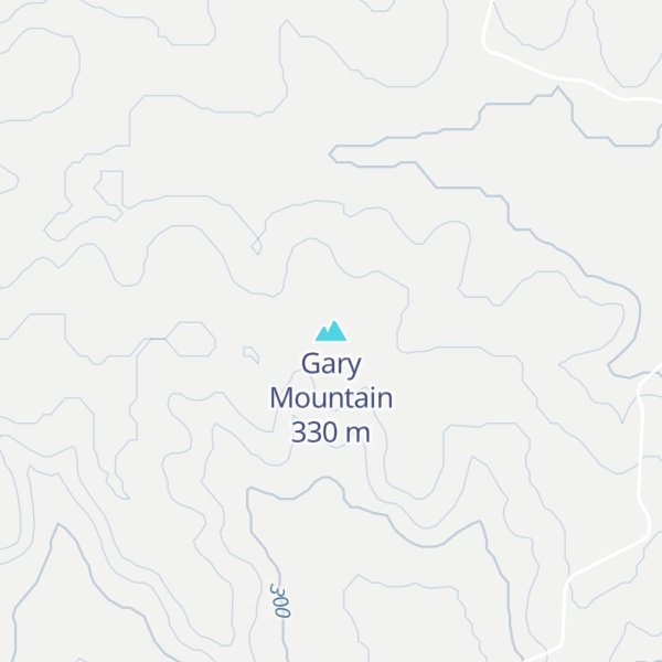 Map of Gary Mountain