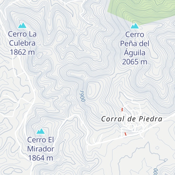 Map of Cerro La Chamusquina