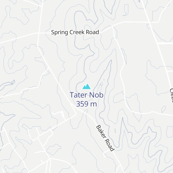 Map of Tater Nob