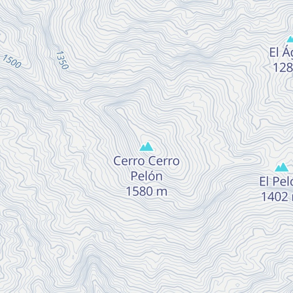 Map of Cerro Cerro Pelón