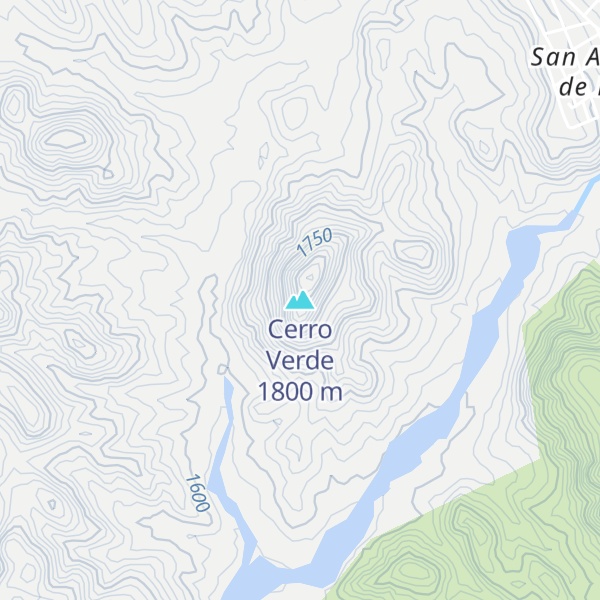 Map of Cerro Verde