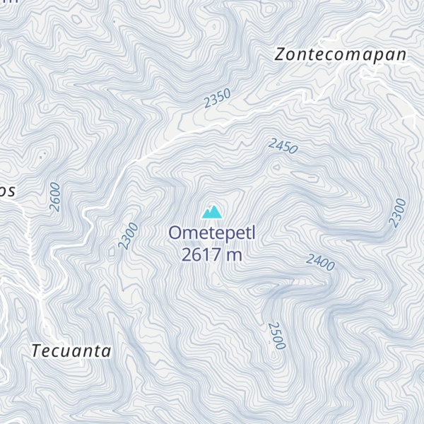 Map of Ometepetl