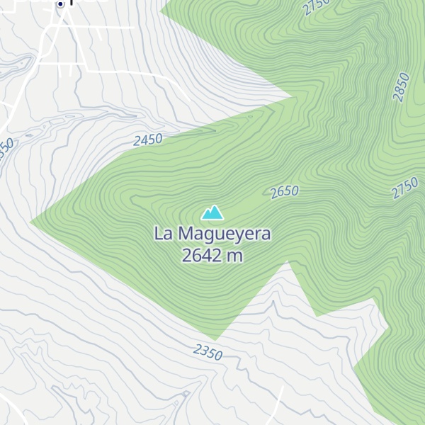Map of La Magueyera
